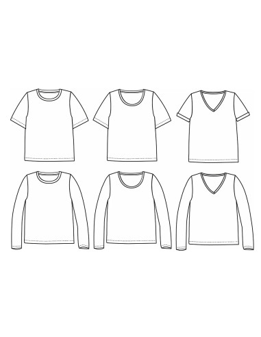 T-shirt patroon Tanger - Ikatee