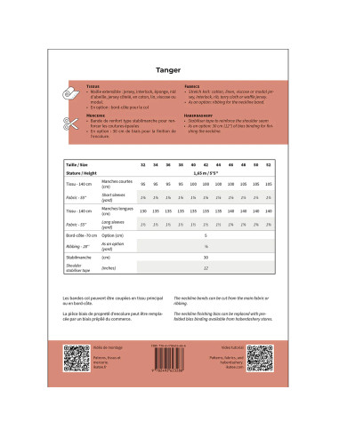 T-shirt patroon Tanger - Ikatee