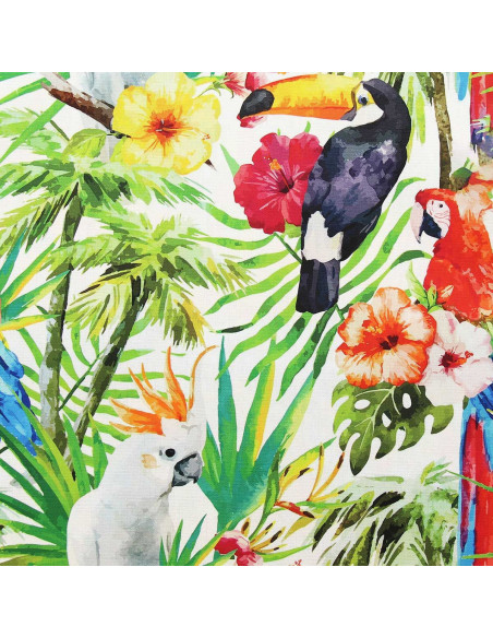Ligstoel doek - Rio rood
