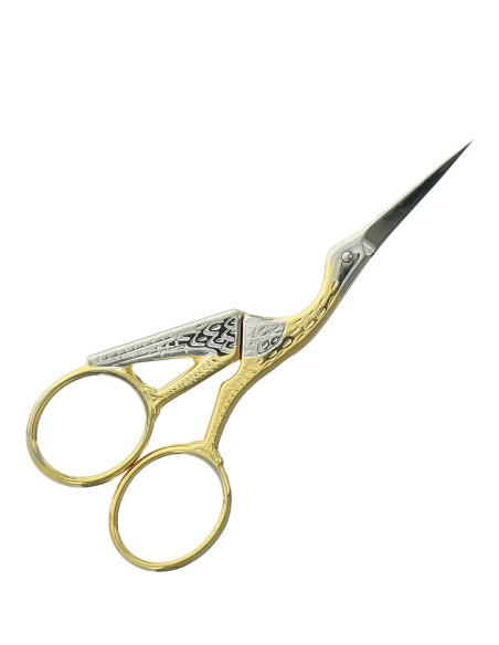 Alpen borduurschaar ooievaar 11,5 cm