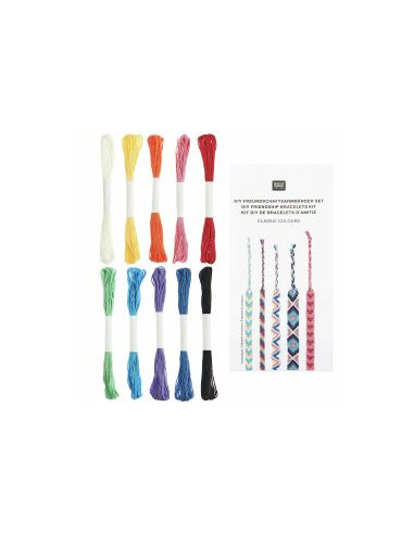 Braziliaans armband kit - Klassieke kleuren