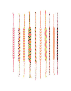 Braziliaans armbandpakket - Neonkleuren 2