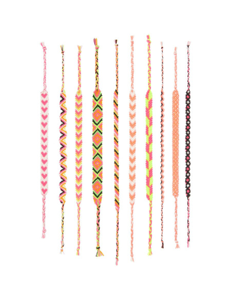 Braziliaans armbandpakket - Neonkleuren