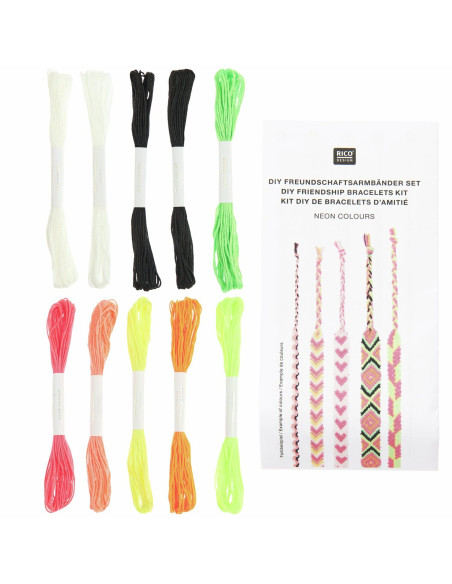 Braziliaans armbandpakket - Neonkleuren