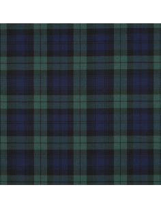 Schotse tartan stoffen - Blauw en groen 2