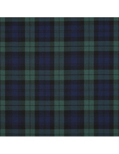Schotse tartan stoffen - Blauw en groen