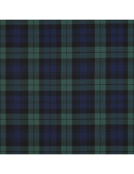 Schotse tartan stoffen - Blauw en groen