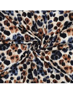 Viscose stof met satijn effect - Wilde chique écru