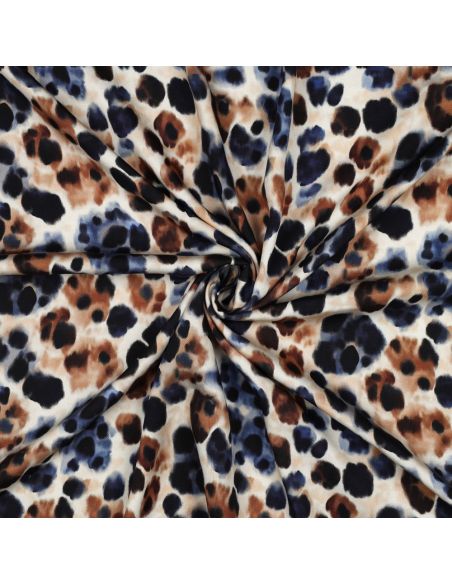 Viscose stof met satijn effect - Wilde chique écru