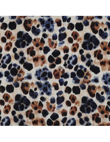 Viscose stof met satijn effect - Wilde chique écru
