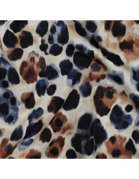 Viscose stof met satijn effect - Wilde chique écru