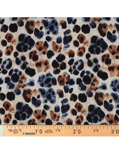 Viscose stof met satijn effect - Wilde chique écru