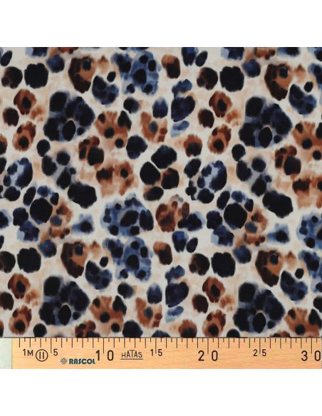 Viscose stof met satijn effect - Wilde chique écru
