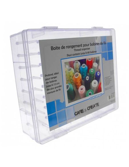 XL opbergdoos voor 80 klosjes garen