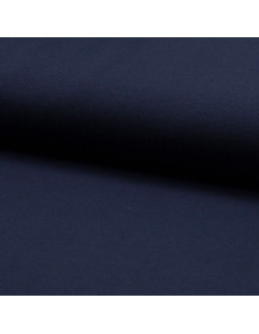 Piqué katoenstof voor polo's - Marineblauw