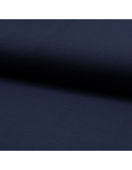 Piqué katoenstof voor polo's - Marineblauw