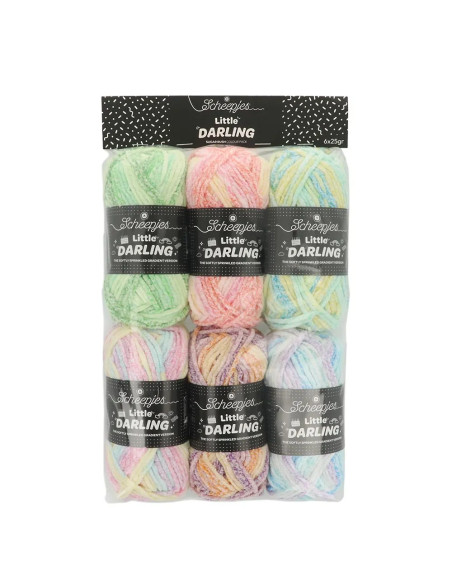 Zakje met 6 bollen Scheepjes Little Darling Sprinkled - Sugar Rush