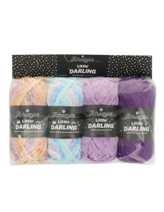 Zakje met 4 bollen Scheepjes Little Darling Sprinkled - Lollipop Lane