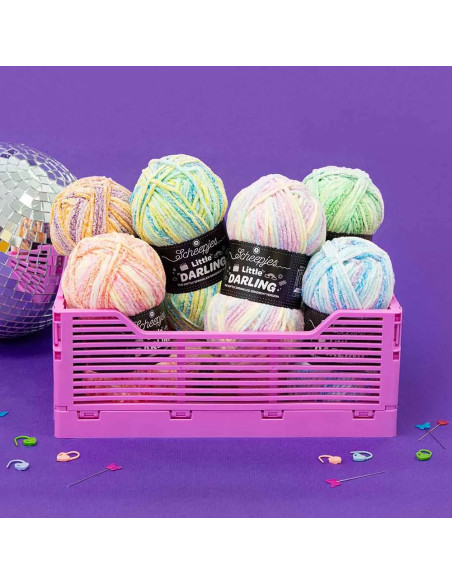 Zakje met 4 bollen Scheepjes Little Darling Sprinkled - Lollipop Lane