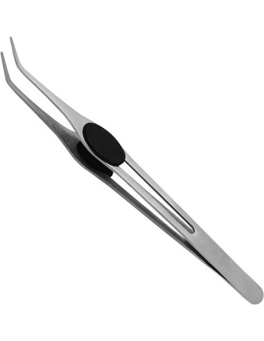 Gebogen precisietang 11,5 cm