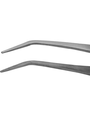 Gebogen precisietang 11,5 cm