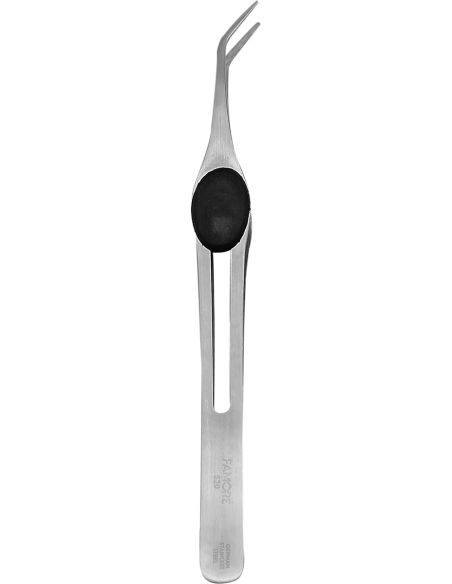 Gebogen precisietang 11,5 cm