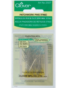 Doos met 100 ultrafijne spelden voor patchwork Clover