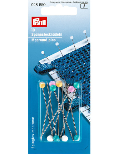 Macramé spelden