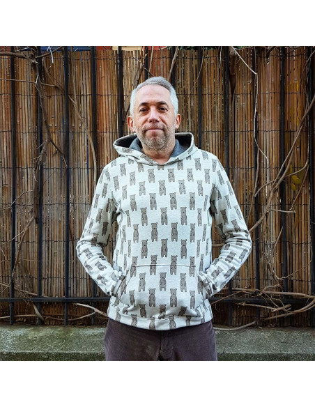 Sweatshirt patroon voor heren De Casual - Les BG