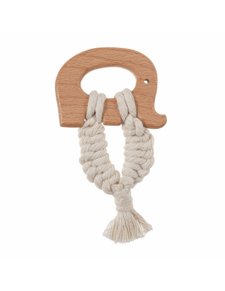 Houten bijtring - Olifant