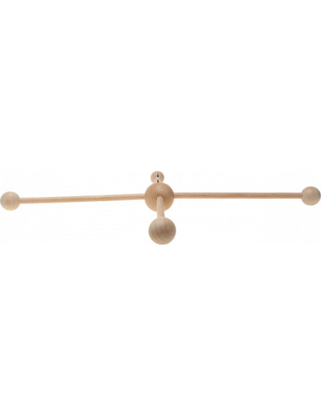 Houten mobiel voor baby - 4 armen