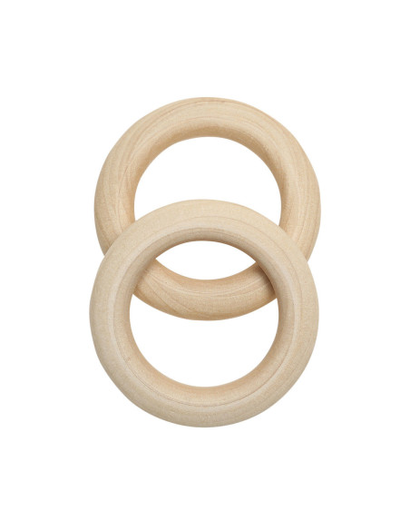 Houten ringen voor rammelaars en mobiles 55 mm