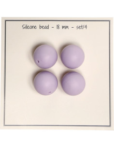 Siliconen kralen 18 mm voor rammelaars, fopspeenketting baby