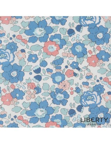 Tissu Liberty - Betsy bleu layette