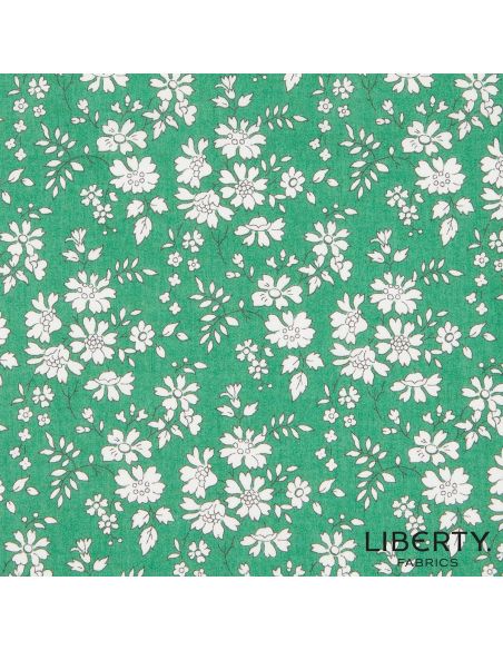 Tissu Liberty - Capel vert émeraude