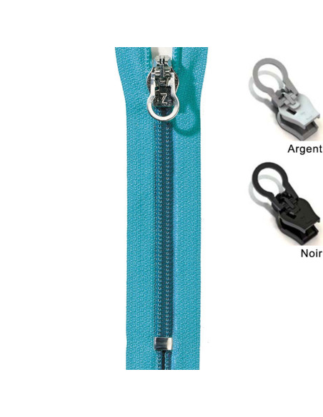 Vervangende schuifbare cursor ZlideOn 8C voor rits met spiraalvormige nylon tanden
