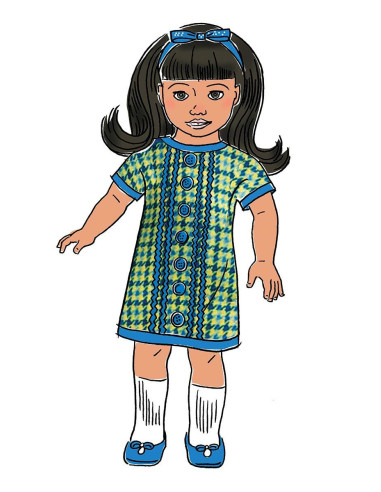 Patroon voor poppenkleding 46 cm - Butterick 6645