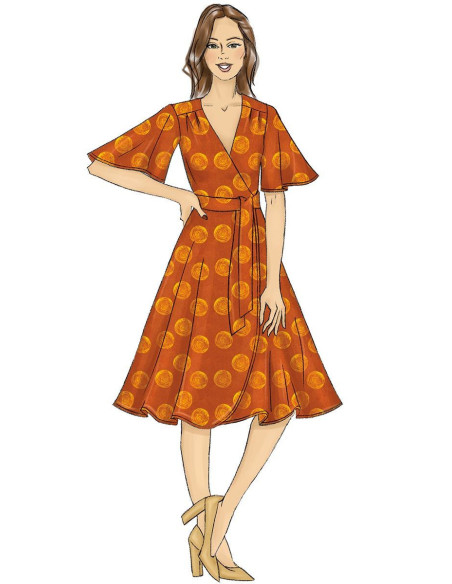Jurkpatroon en riem - Butterick 6654