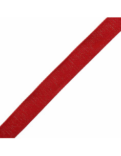 Glanzende katoenen riem voor tas - Rood 2