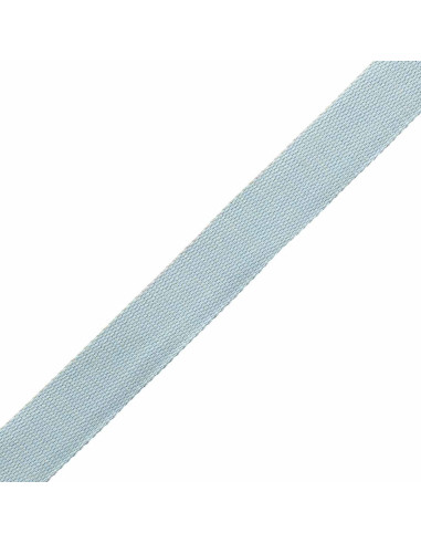 Glanzende katoenen riem voor tas - Hemelsblauw