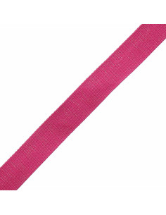 Glanzende katoenen riem voor tas - Fuchsia 2