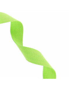Glitterende katoenen riem voor tas - Groen