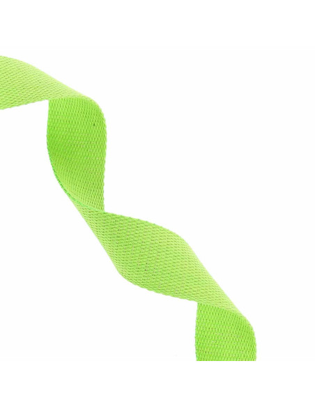 Glitterende katoenen riem voor tas - Groen