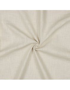 Tissu lin coton lavé - Beige