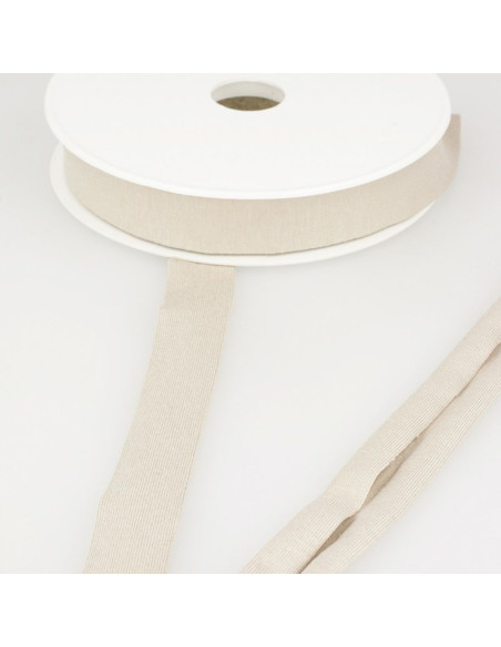 Viscose jersey biais - Beige