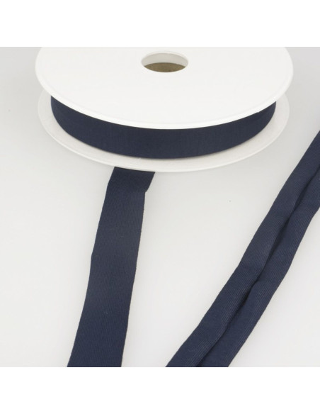 Viscose jersey biais - Nachtblauw