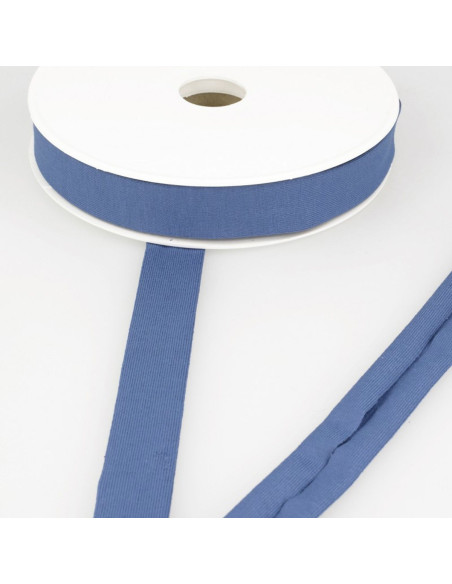 Viscose jersey biais - Blauw