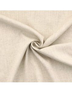 Tissu viscose lin - Naturel