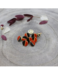 Wink Black - Tangerine Knop