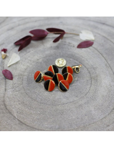 Wink Black - Tangerine Knop